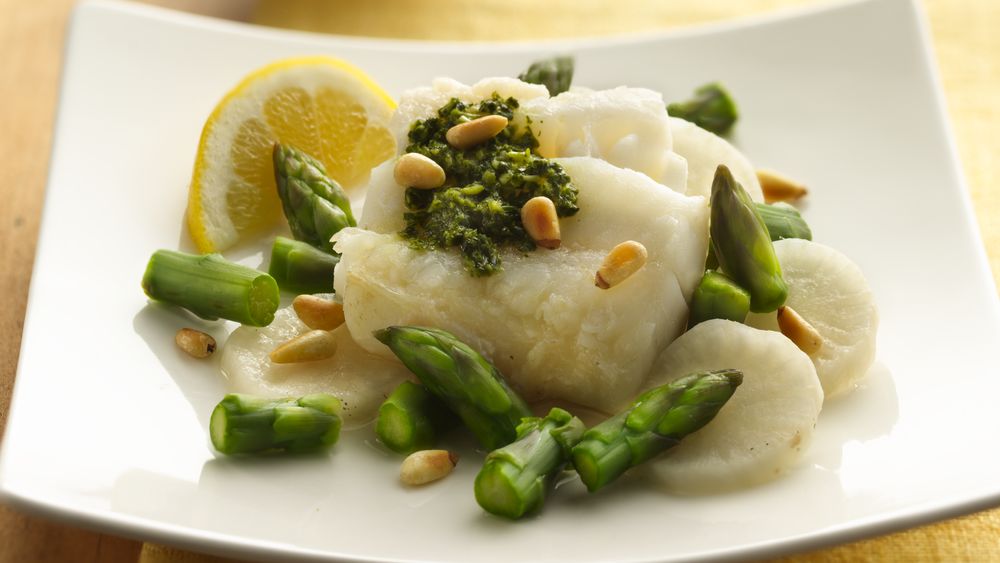 Baked Fish Packets with Chinese Parsley Paste recipe from