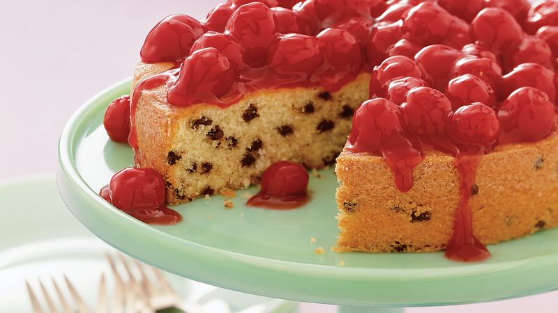 Cherry Chocolate Chipper Cake