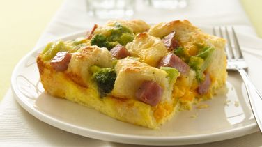 Ham and Biscuit Egg Bake