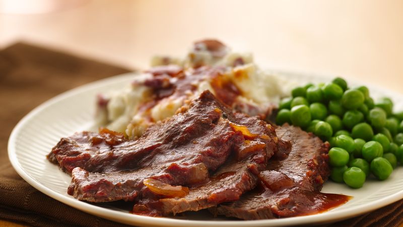 Slow-Cooker Sweet and Tangy Brisket