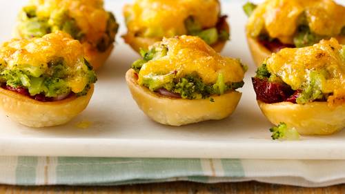 Tuscan Broccoli Tomato Tarts Recipe Pillsbury Com