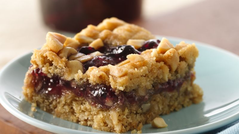Gluten-Free Peanut Butter and Jam Cookie Bars