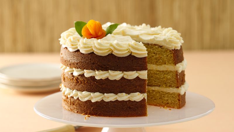 Apricots and Cream Cheese Cake
