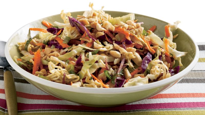 Easy Asian Cabbage Salad Recipe Bettycrocker Com