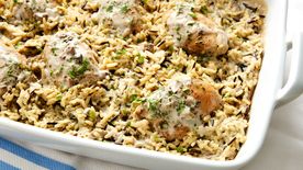 Cheesy Baked Chicken and Rice Recipe - Pillsbury.com