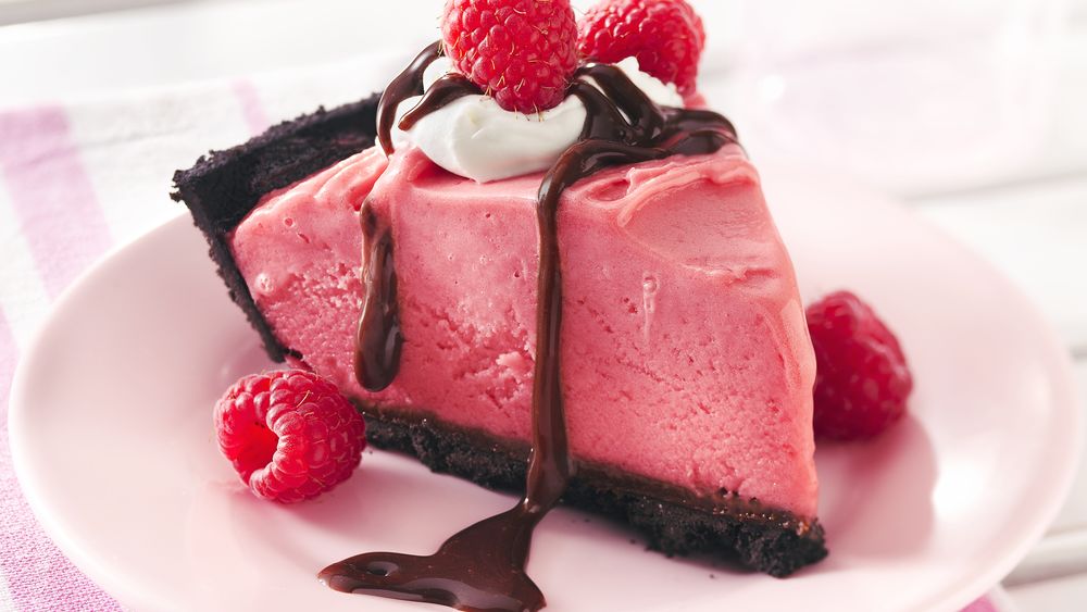 Frozen ChocolateRaspberry Pie recipe from
