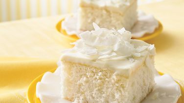Coconut Cake with White Chocolate Frosting