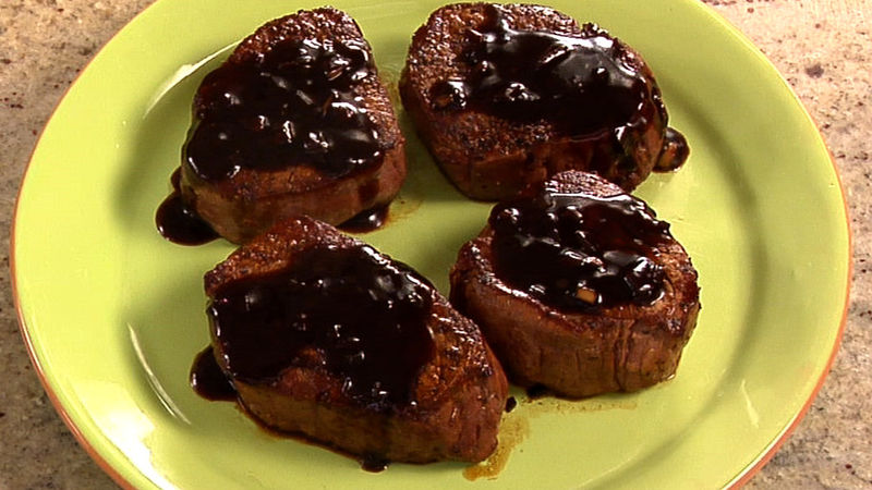 Grilled Steak with Balsamic Teriyaki Sauce