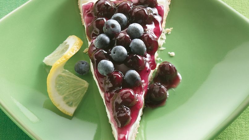 Tarta de Limón y Moras Azules