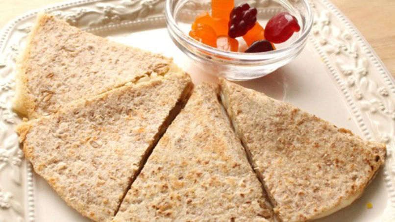 Quesadilla con Puré de Manzana