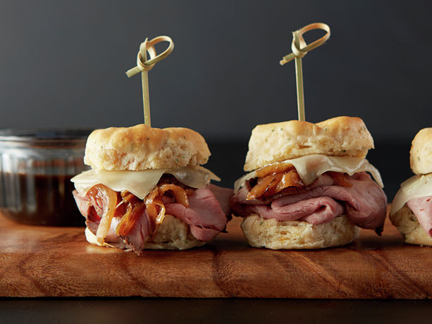 French Onion Roast Beef Sliders
