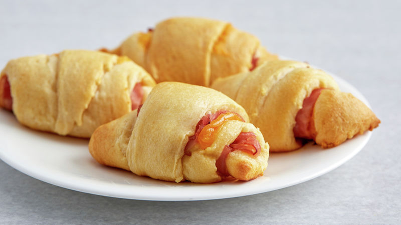 Ham And Cheese Crescent Roll Ups Recipe Pillsbury Com