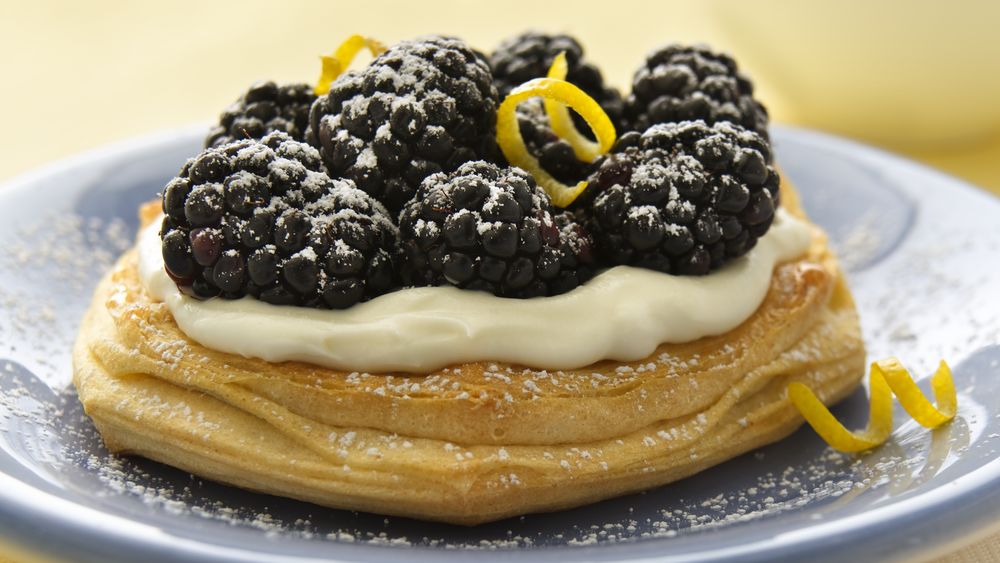 Blackberry Cheesecake Dessert for Two recipe from