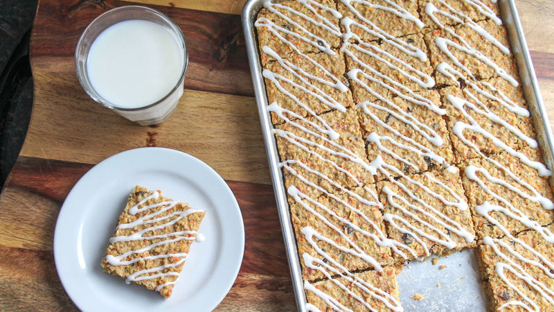 Carrot Cake Breakfast Bars