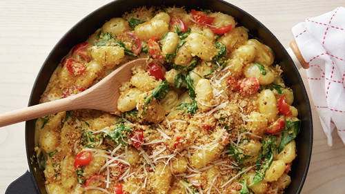 Creamy Tuscan Gnocchi Skillet-image