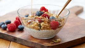 Fruit and Granola Chia Pudding