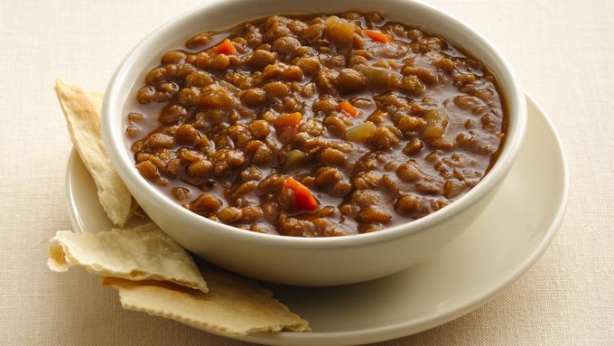 Slow-Cooker Brown Lentil Soup