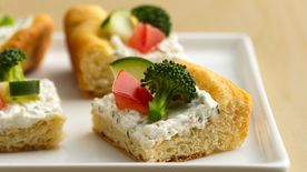 Reduced-Fat Crescent Veggie Pizza