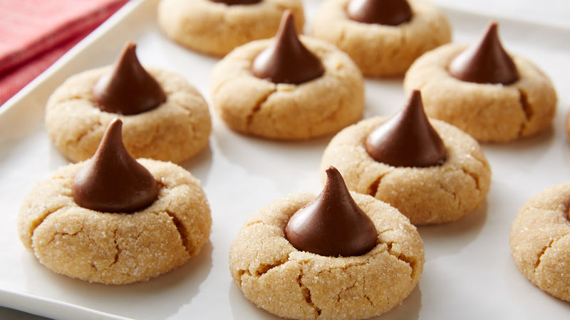 classic peanut butter blossom cookies