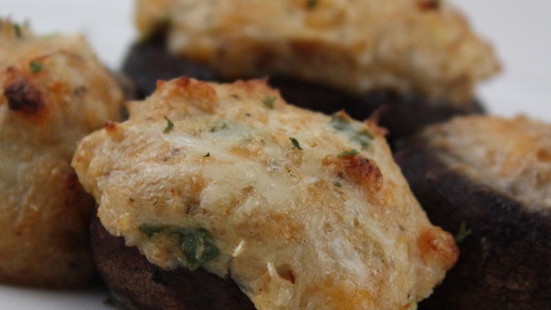 Gluten-Free Crab Stuffed Mushrooms