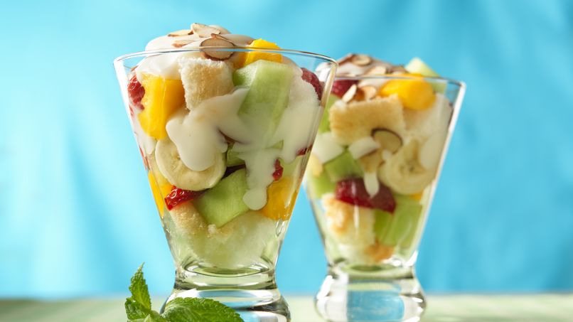 Parfaits Ángel con frutas