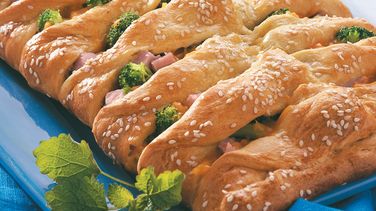Turkey and Ham Crescent Braid