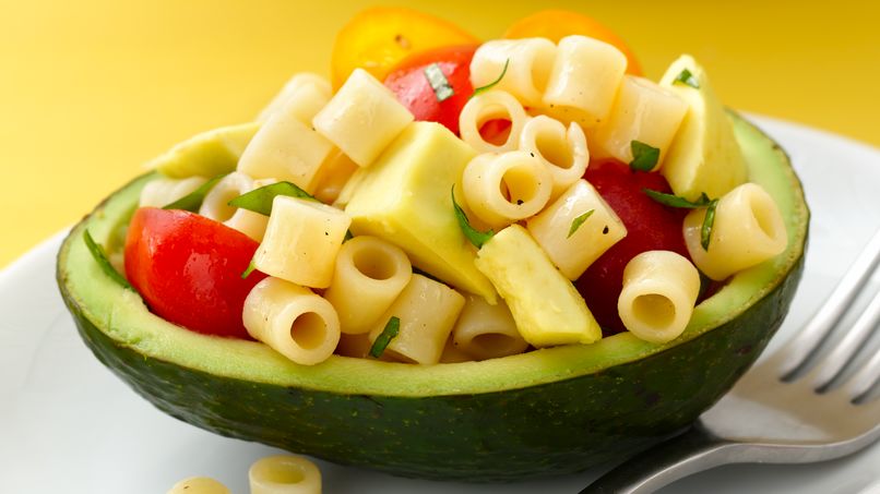 Ditalini Pasta with Avocado and Tomatoes