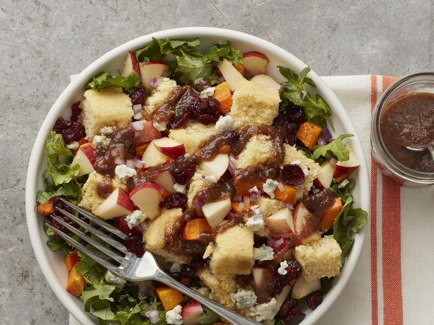 Cornbread Salad with Apple Butter Vinaigrette