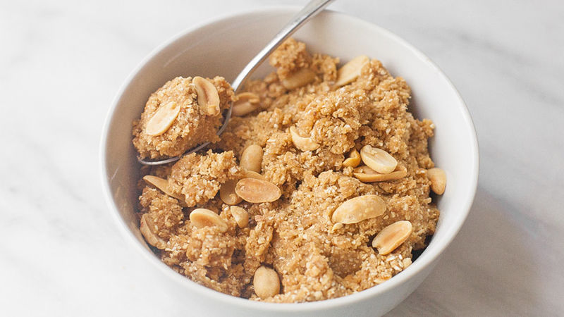 Peanut Butter Eggless and Flourless Cookie Dough