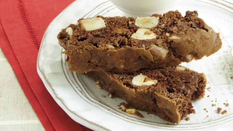 Double Chocolate Hazelnut Biscotti