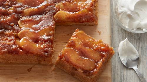 Caramel Apple Upside Down Cake Recipe