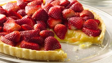 Meyer Lemon and Strawberry Tart