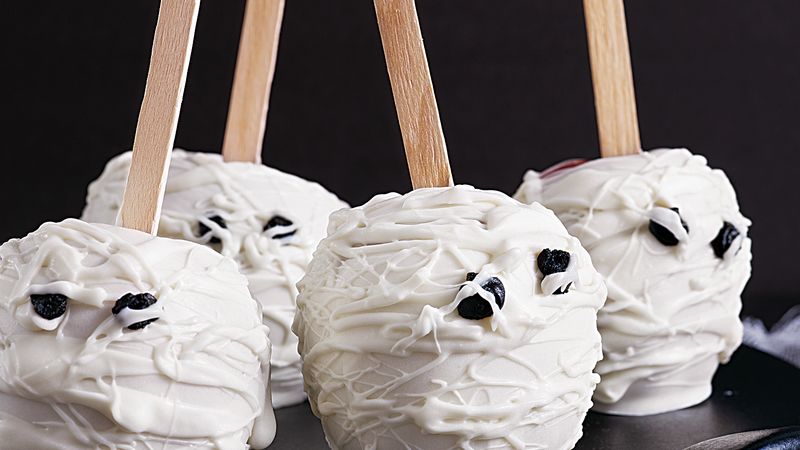 Mummy Head Candy Apples