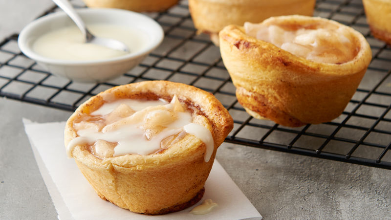 2 Ingredient Apple Pie Cups Recipe Pillsbury Com