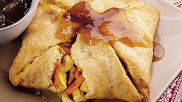 Thai Chicken Crescent Pot Sticker Sandwiches