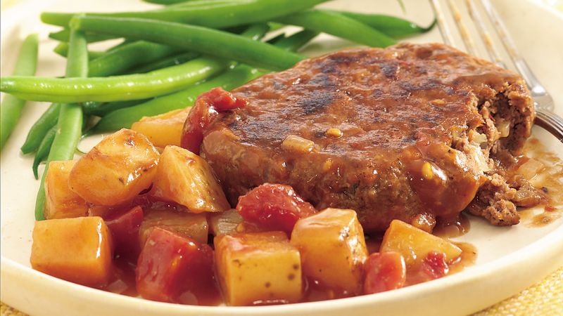 Salisbury Steak Dinner Recipe - Pillsbury.com Salisbury Steak Dinner Recipe - Pillsbury.com