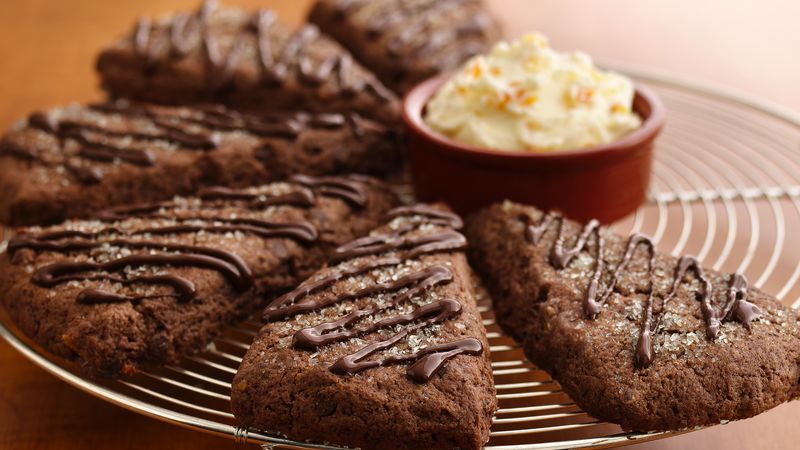 Double Chocolate-Orange Scones