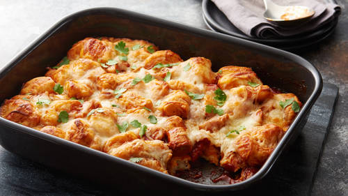 Barbecue Chicken Bubble Up Bake