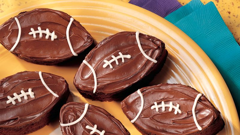 Traditional Brownie Footballs