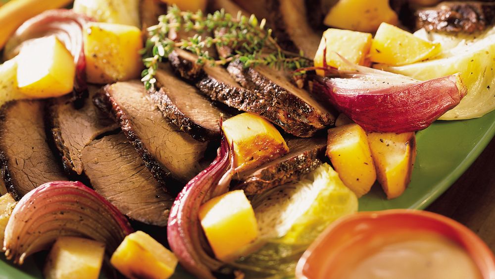 Rump Roast with Winter Vegetables recipe from