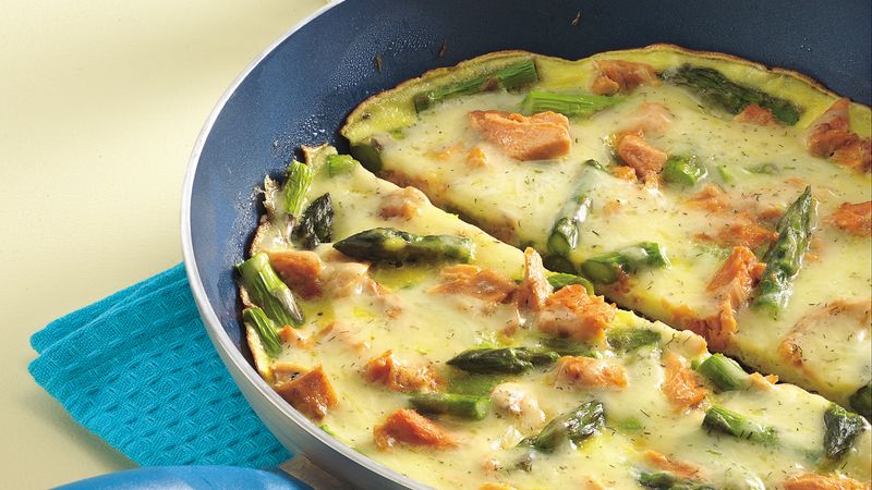 Salmon and Asparagus Frittata