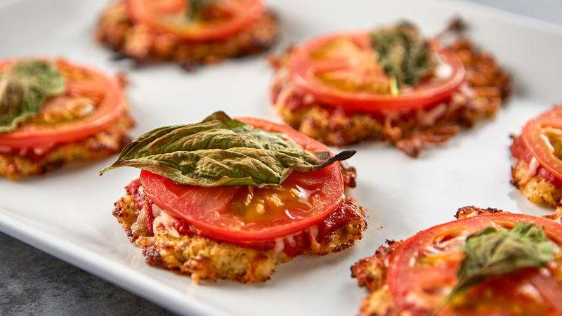 Mini Cauliflower-Crust Pizzas