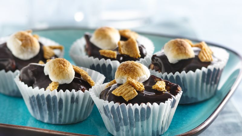 Refrigerator S'mores Mini Cakes