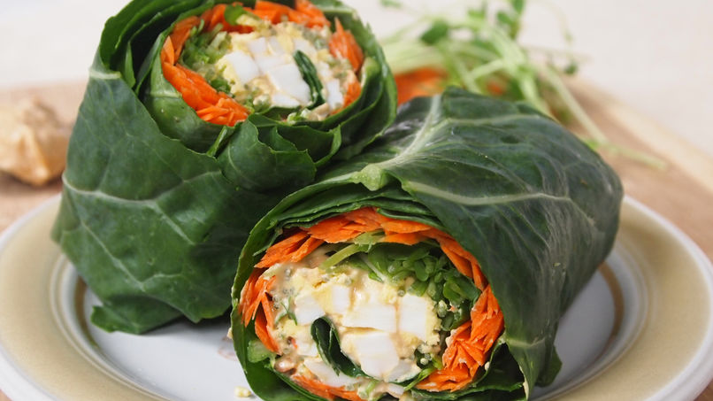 Wraps de Huevo y Zanahoria
