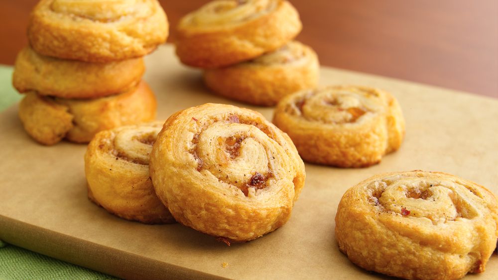 Peach Chutney Pinwheels recipe from