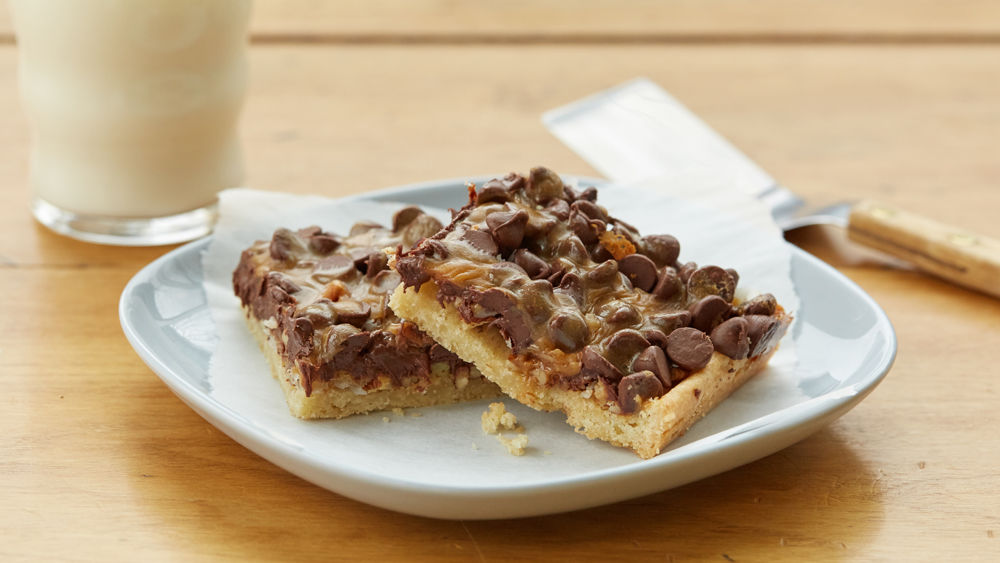 Easy CaramelPecan Bars Recipe