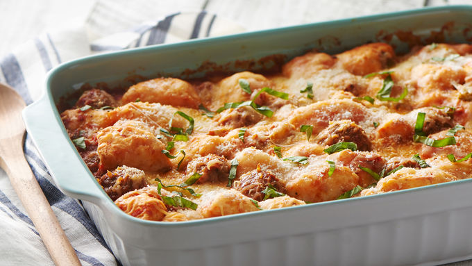 Meatball Sub Bubble-Up Bake