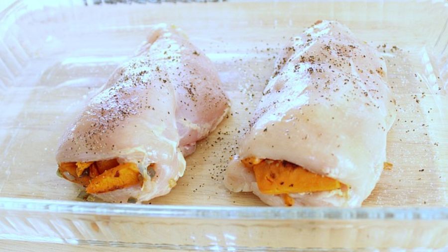 Sweet Potato Stuffed Chicken Breast Recipe - QueRicaVida.com