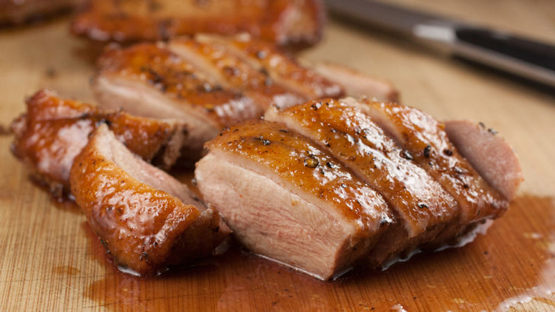 Maple Glazed Duck Breast Recipe - Tablespoon.com