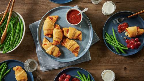Pepperoni Pizza Crescent Rolls